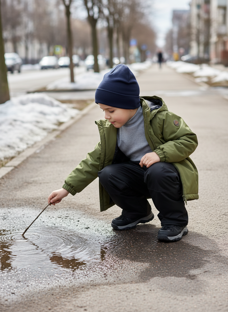 Брюки Arctic kids 10-002 черный - фото 3