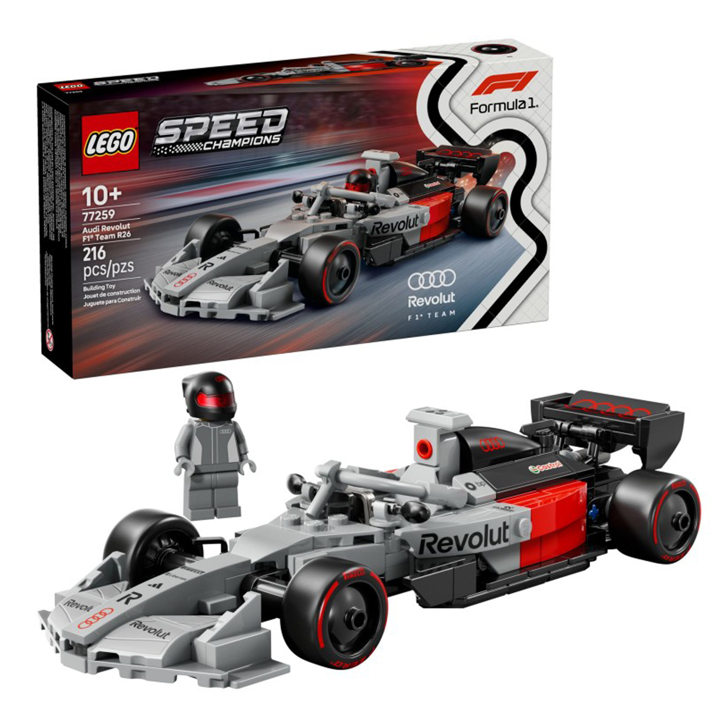 Конструктор LEGO Speed Champions Гоночный автомобиль Audi 216 дет. - фото 1