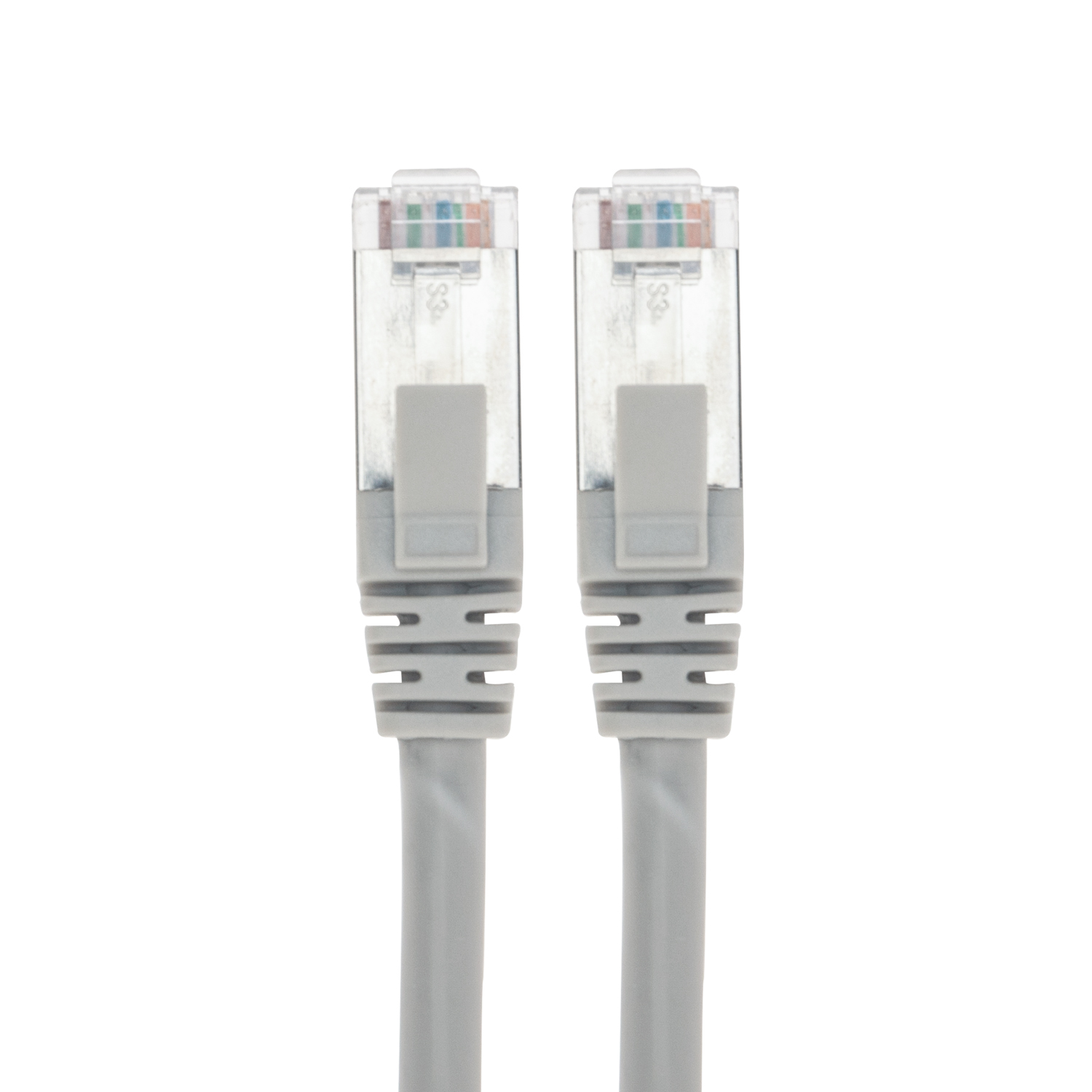 Патч-корд REXANT 0.5 метра Cat 6A 10G RJ45-RJ45 28AWG LSZH серый - фото 2