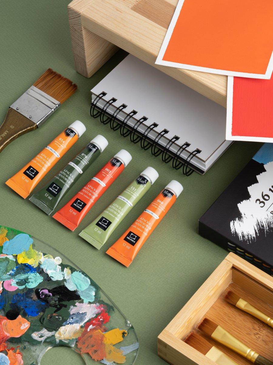 Краски акриловые Малевичъ 36 цв. - фото 20