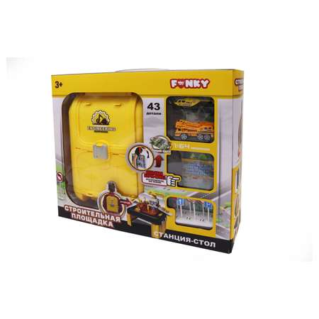 Парковка Funky Toys Строительная площадка многоуровневый