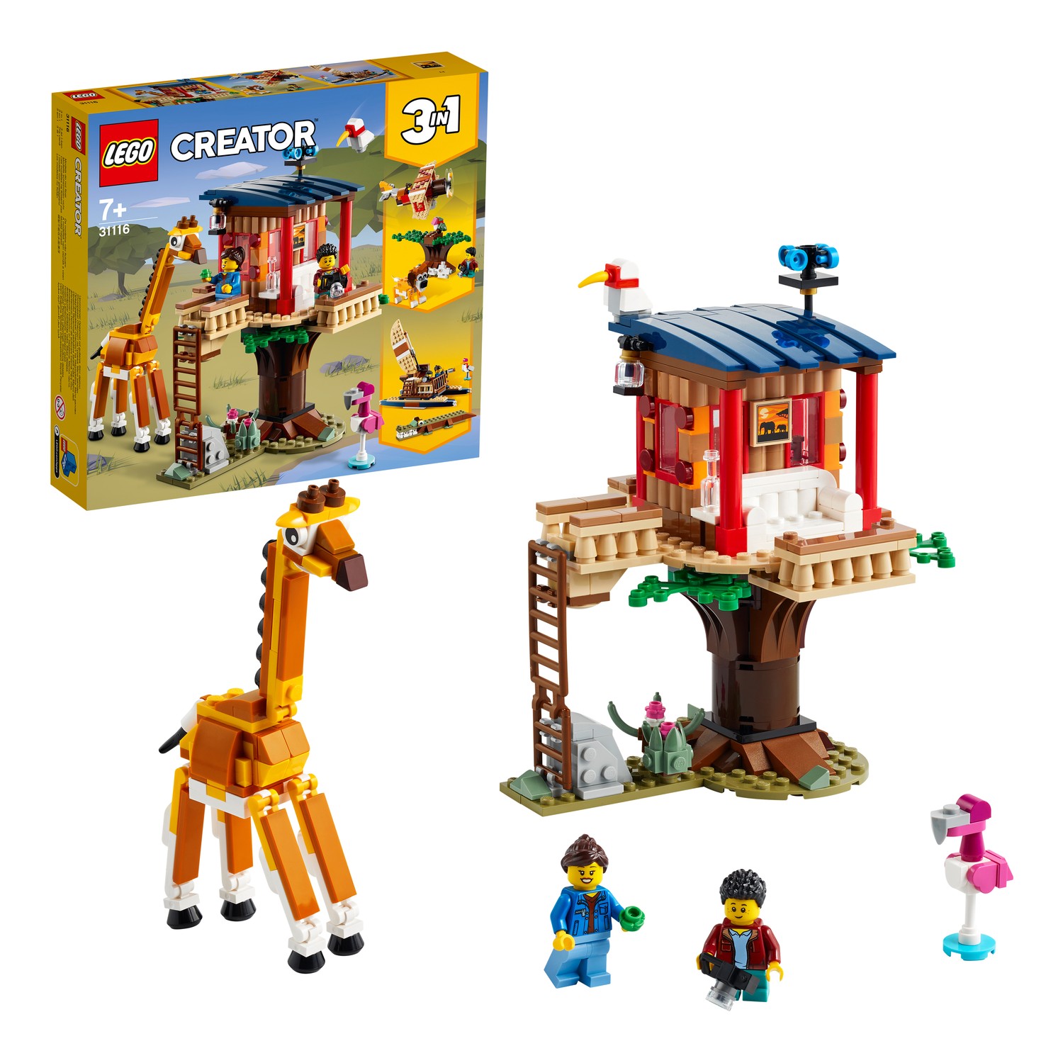 Конструктор LEGO Creator Домик на дереве для сафари блочный - фото 1