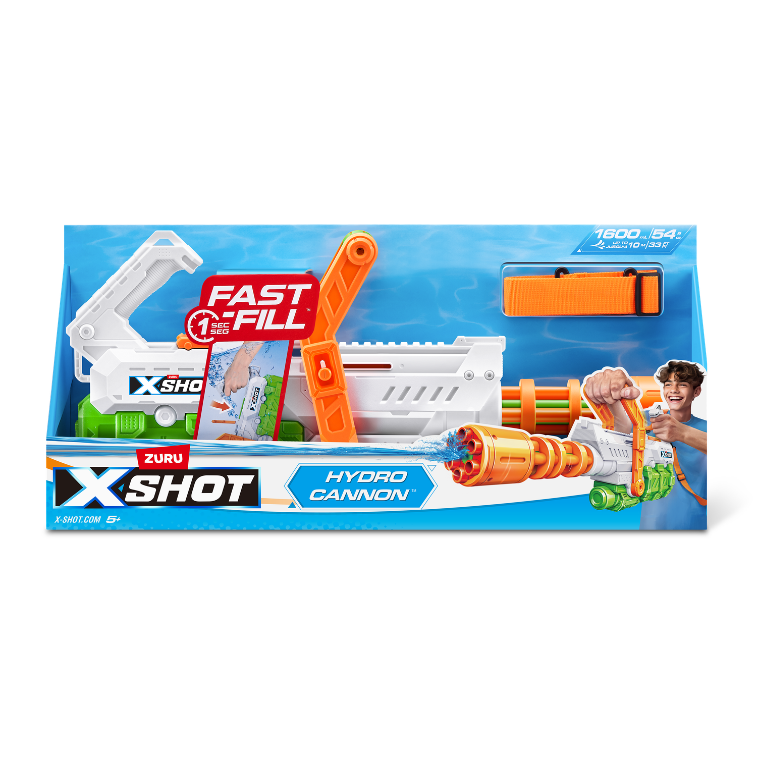 Бластер водный Zuru XSHOT  Fast Fill Hydro Cannon - фото 10
