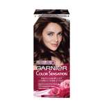 Стойкая крем-краска для волос GARNIER Color Sensation Роскошь цвета оттенок 4.0 Королевский оникс 100мл