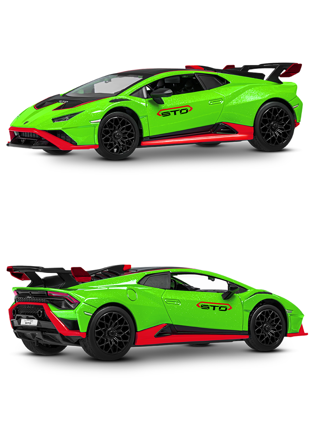 Автомобиль АВТОпанорама Lamborghini Huracan STO 1:24 JB1251760 - фото 19