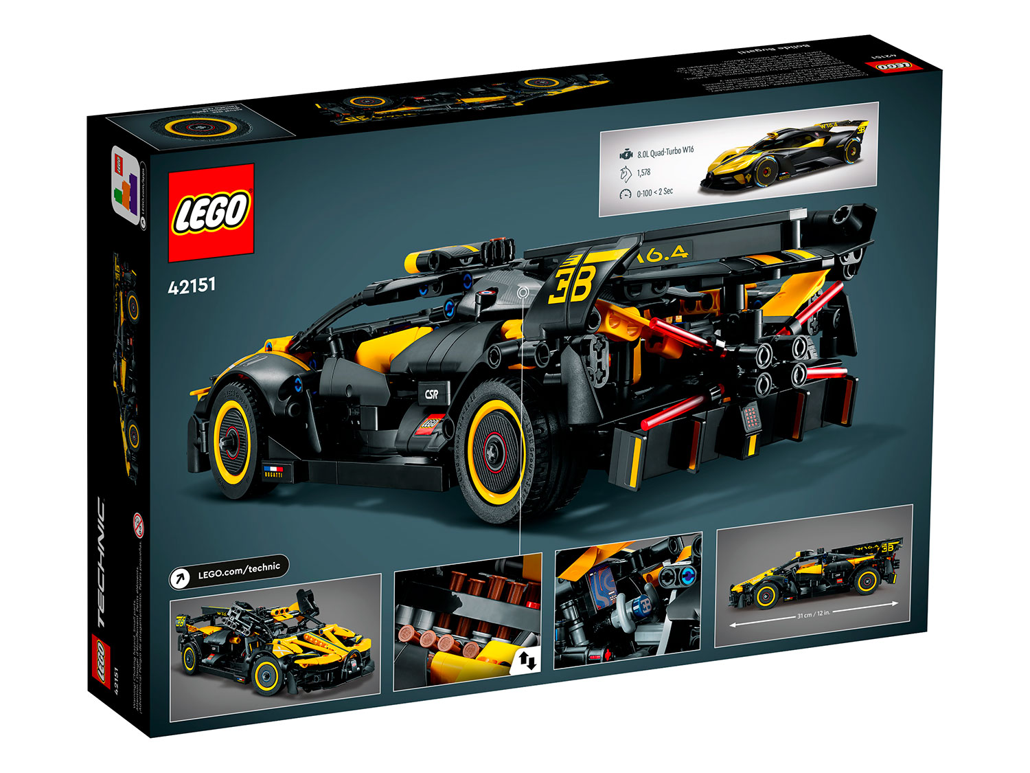 Конструктор LEGO Technic Автомобиль Bolide - фото 7