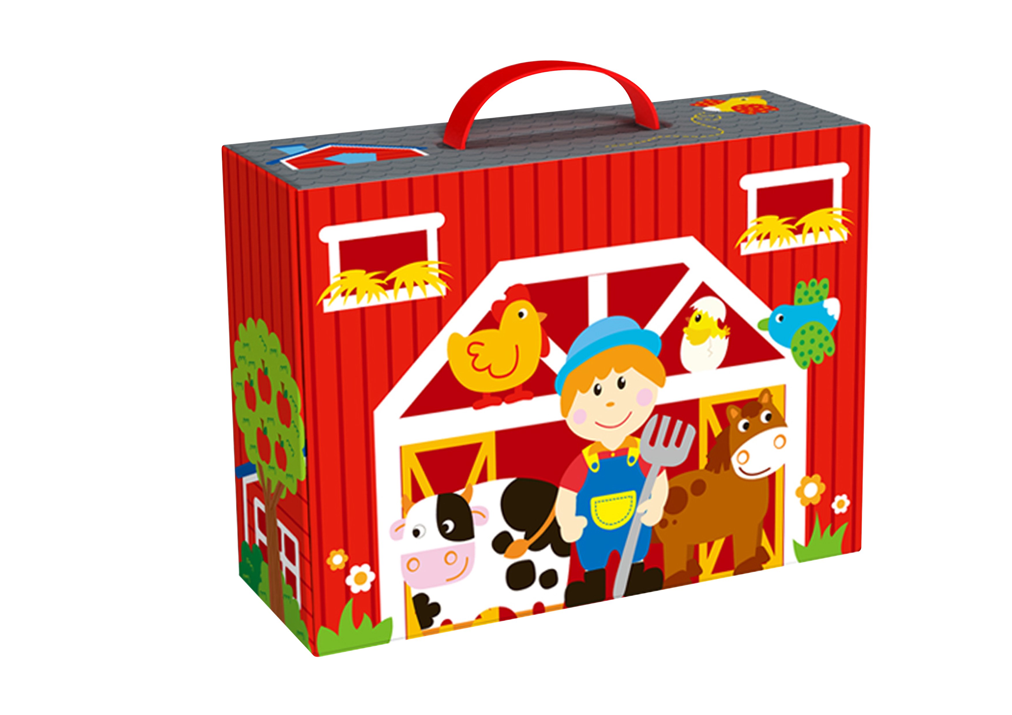 Игровой набор Tooky Toy Чемоданчик Ферма - фото 2