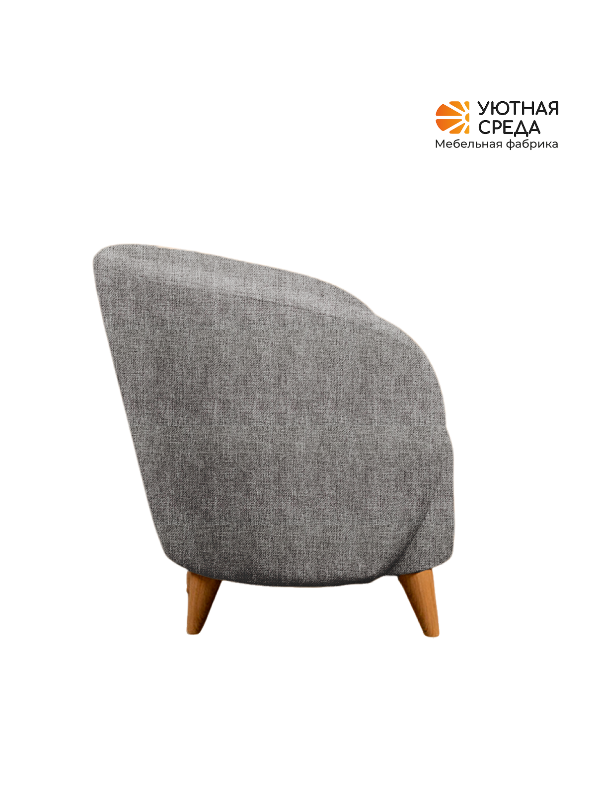 Кресло Уютная среда К300 серый - фото 17