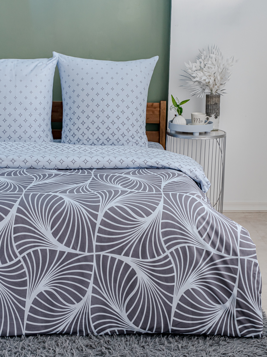 Комплект постельного белья LOVEBERRY Мужская геометрия двуспальный 4 предм. - фото 4