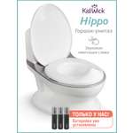 Горшок KidWick Hippo музыкальный серый