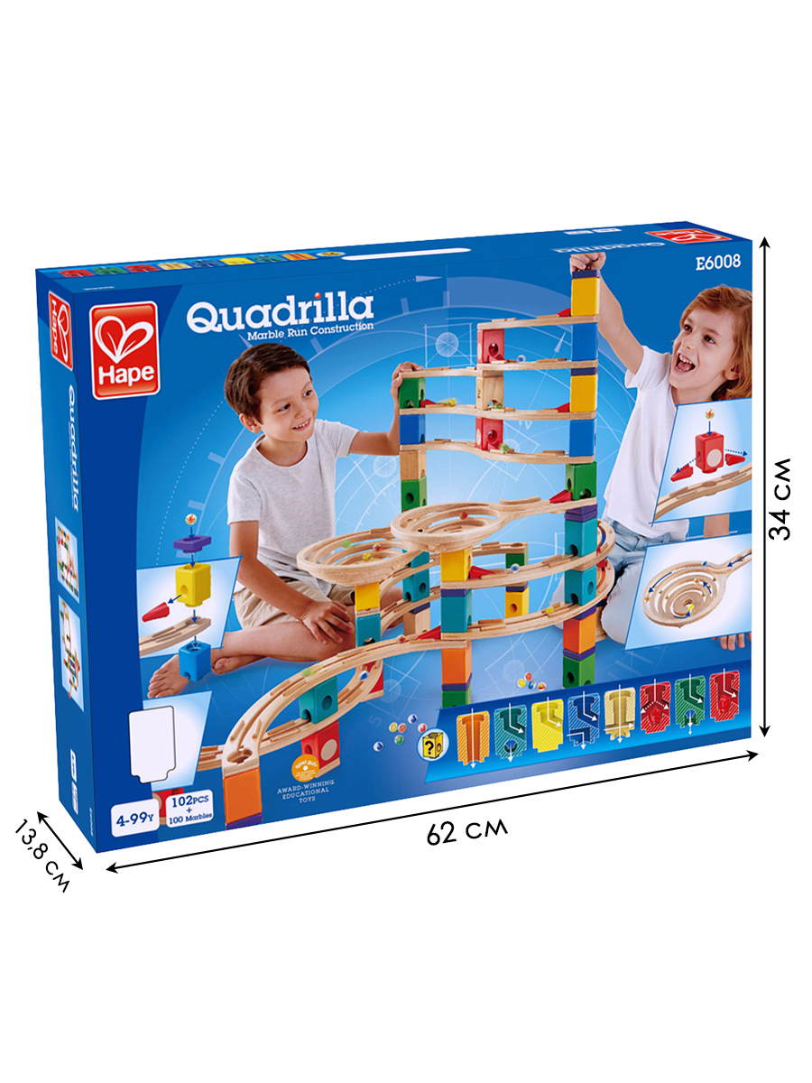 Конструктор Hape Гонки деревянный 202 дет. - фото 11
