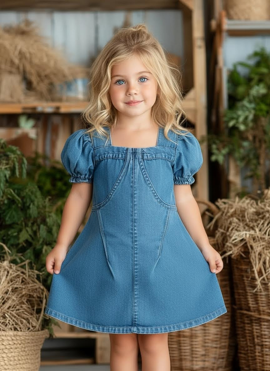 Платье Artcher ПлатьеДжинс001Голубое - фото 9