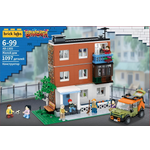Конструктор brick labs Жилой дом Бриксити из мини-блоков 1097 дет.