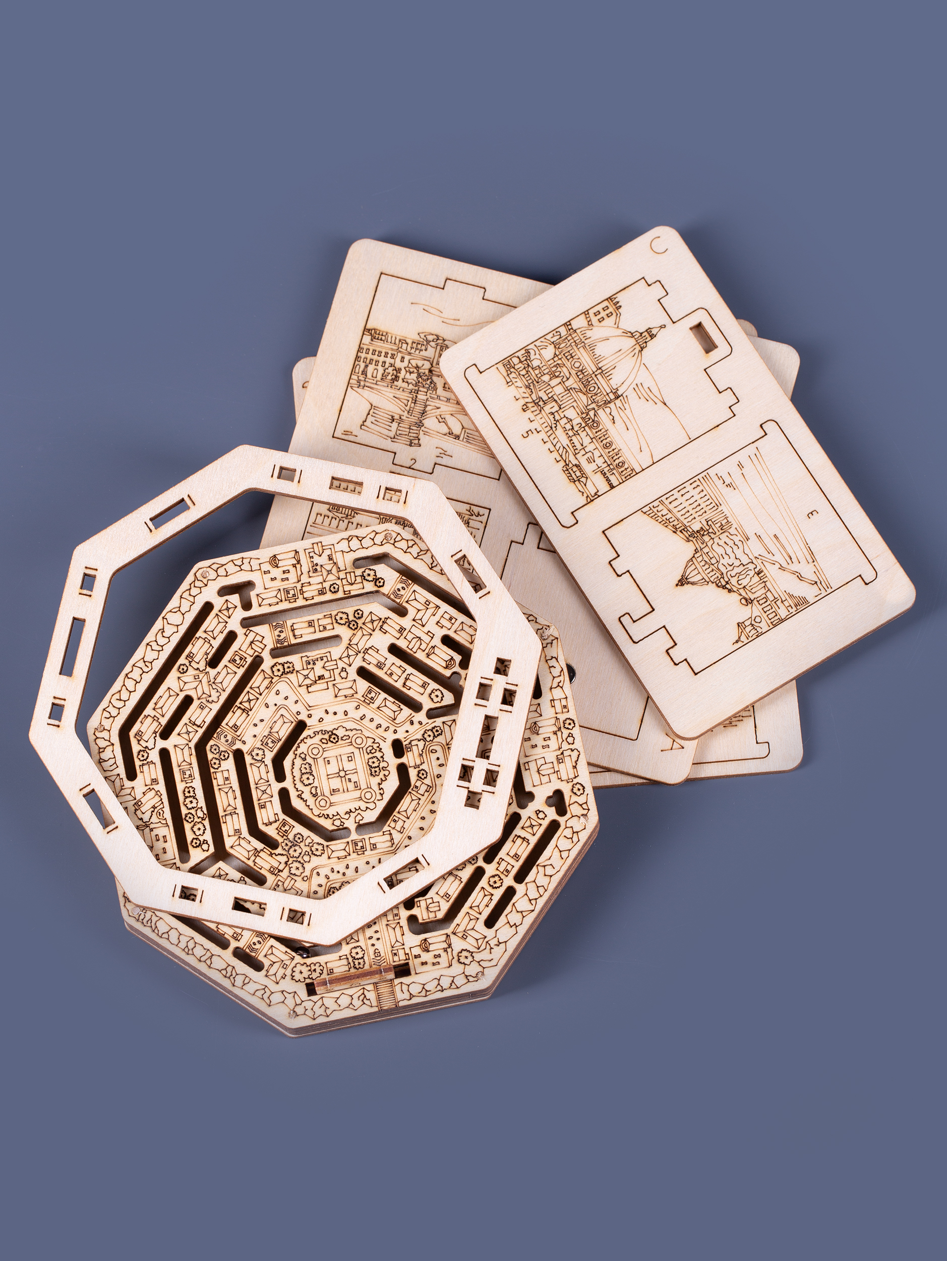 Настольная игра EscapeWelt Secret Maze Box Constructor - фото 5