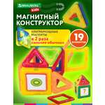 Конструктор Brauberg магнитный 19 дет.