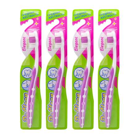 Зубная щетка классическая Dr. Clean 4 шт.
