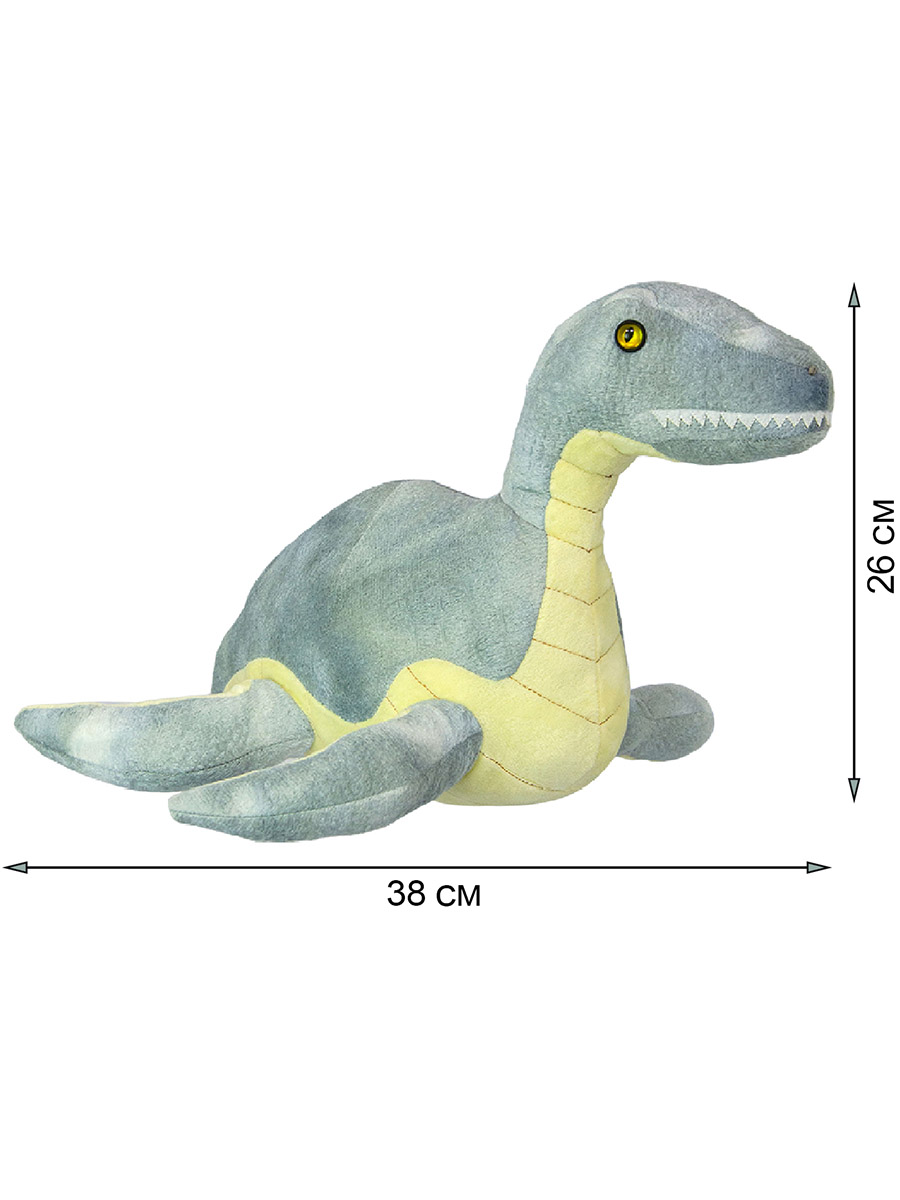 Мягкая игрушка All About Nature динозавр Плезиозавр - фото 4