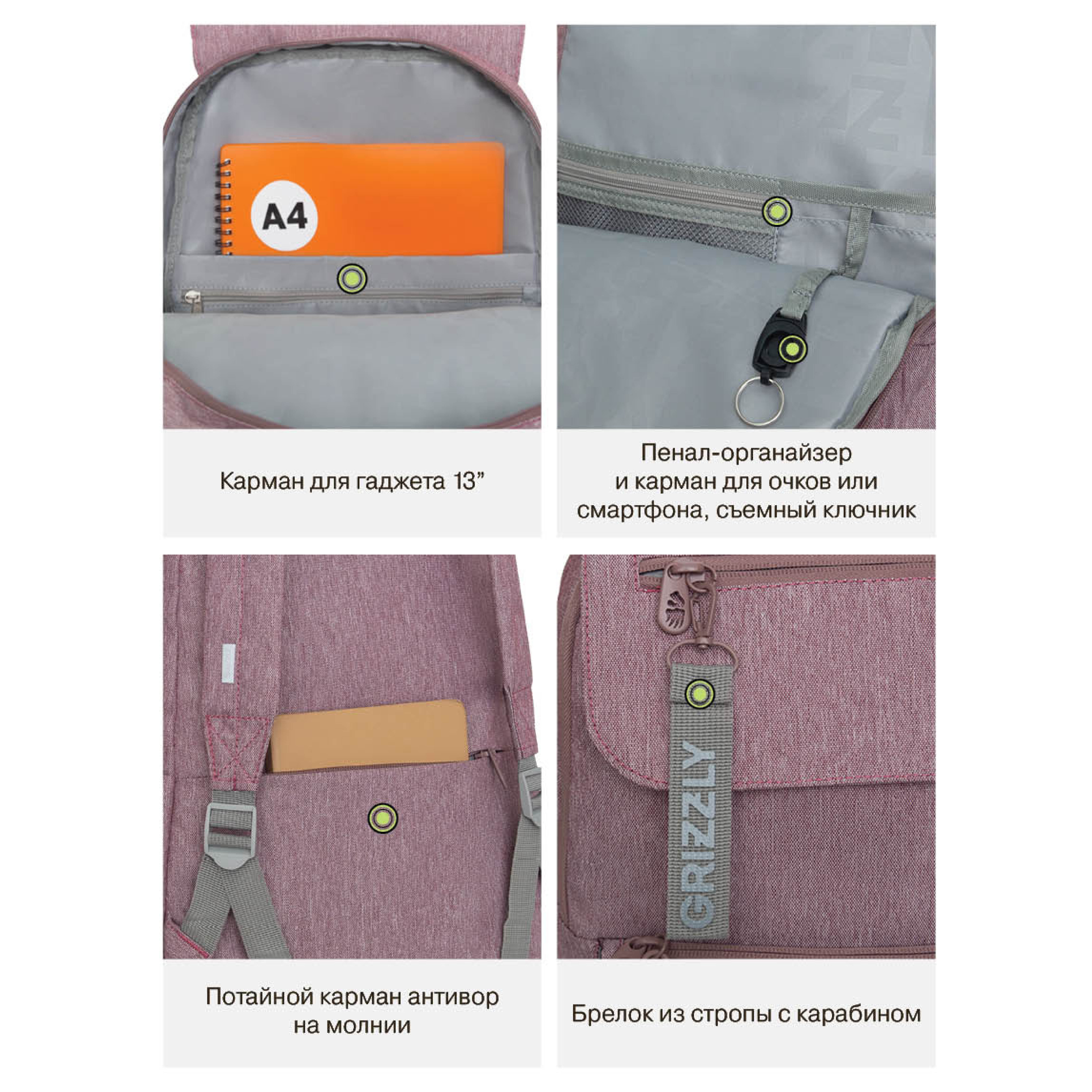 Рюкзак Grizzly для девочки - фото 14