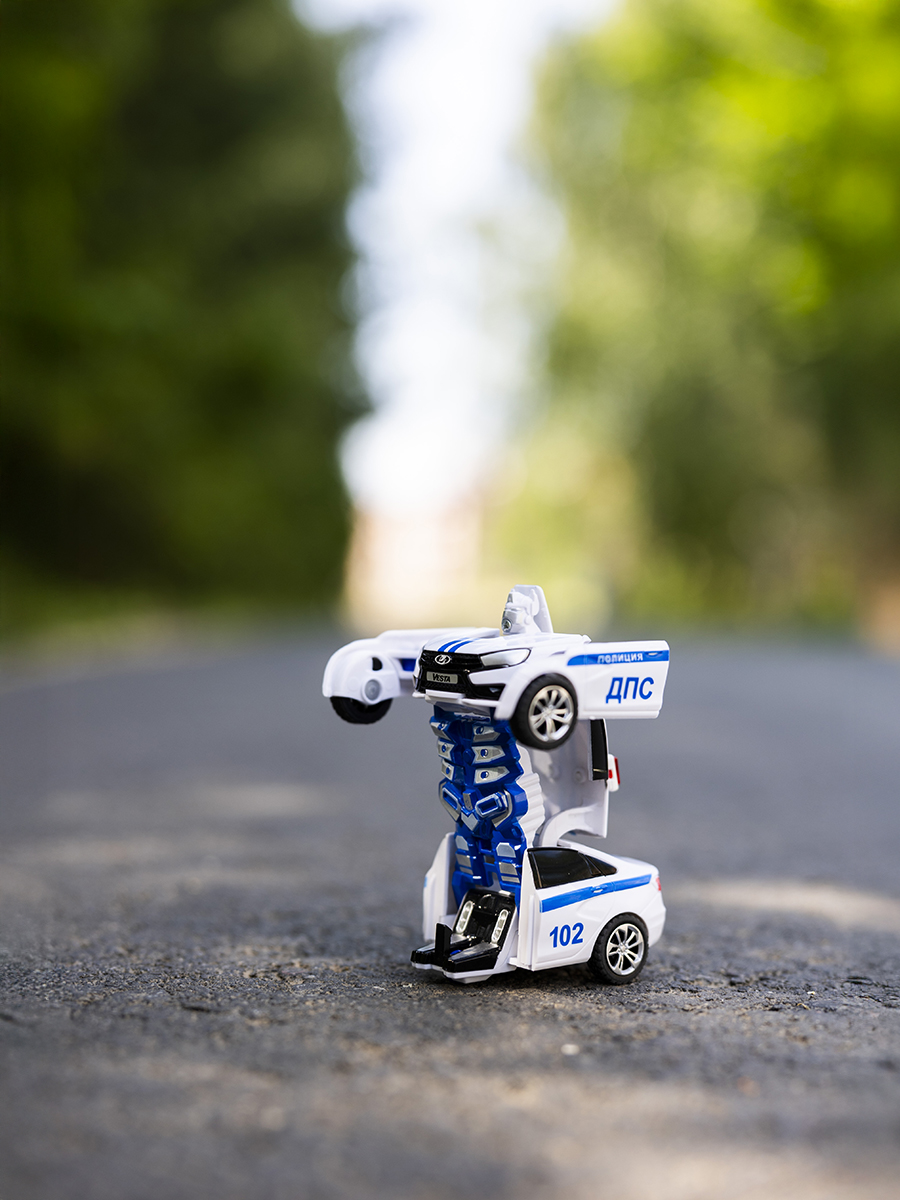 Фигурка AUTODRIVE Робот трансформер Машинка - фото 9