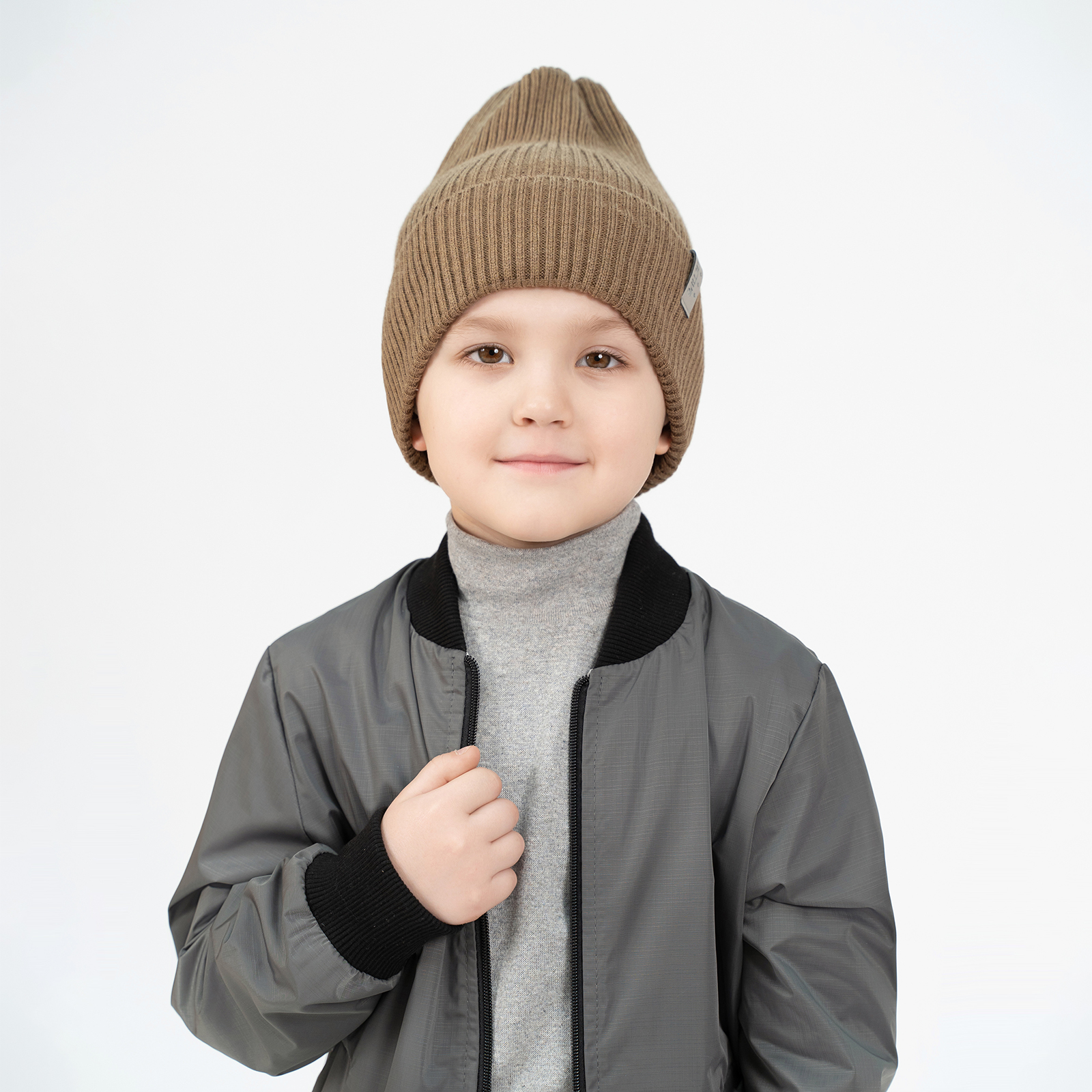 Шапка Arctic kids Ш-102/1 кофе - фото 2