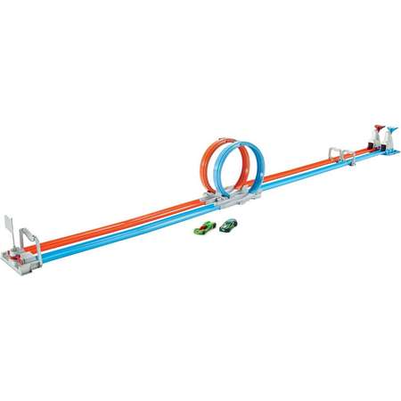 Трек Hot Wheels Скоростные мертвые петли с пусковой установкой