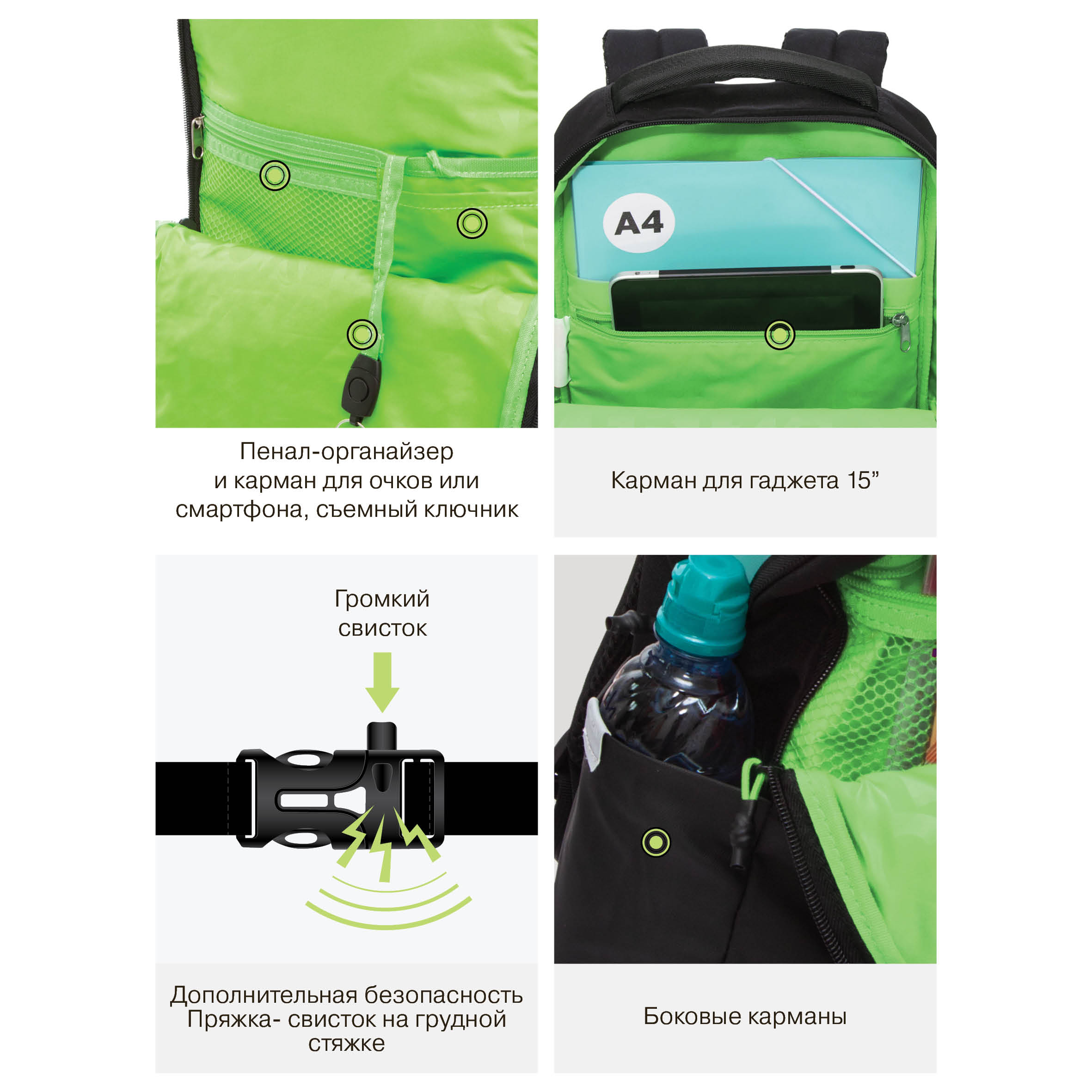 Рюкзак Grizzly для мальчика - фото 11