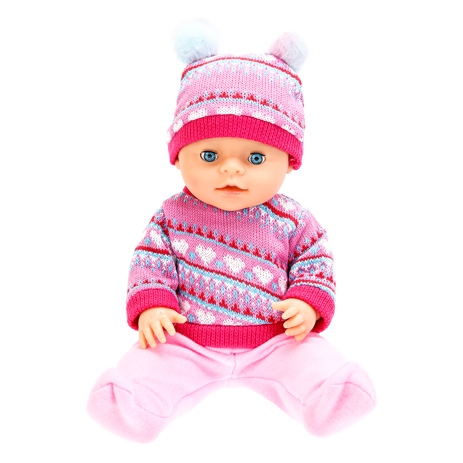 Кукла пупс Карапуз высота 40 см 381744 - фото 3