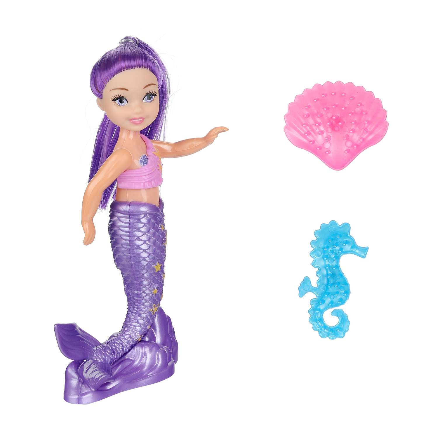 Кукла мини . русалка высота 14 см - фото 2