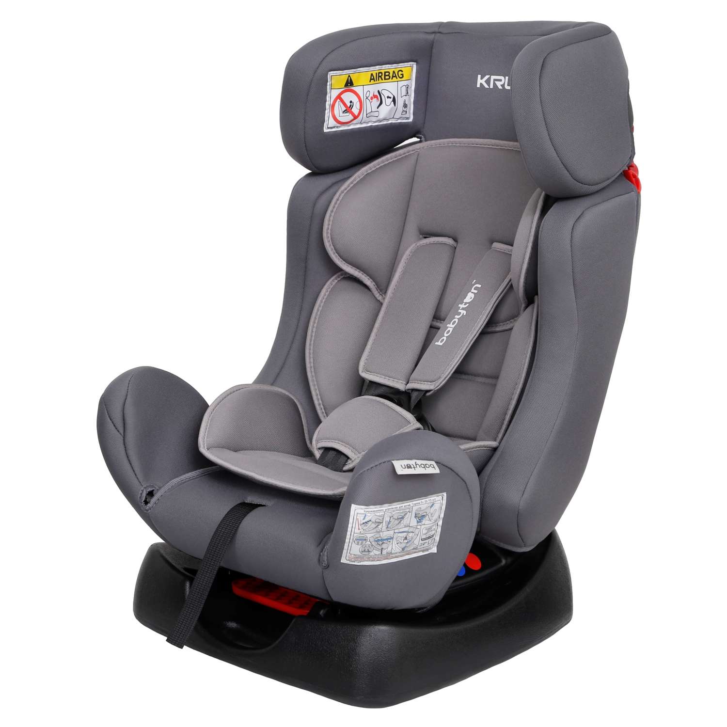 Автокресло Babyton Kruiz Grey 0+/1/2 (0-25 кг) - фото 9