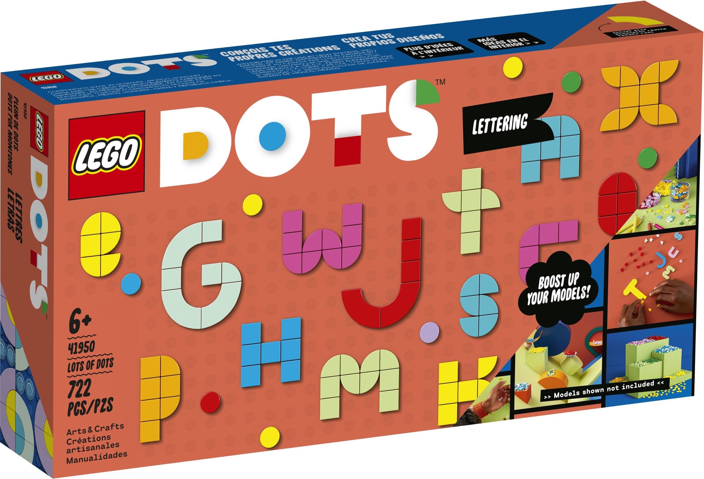 Изображение товара Конструктор LEGO DOTS Большой набор тайлов букв 1636 деталей для творчества Изображение товара Конструктор LEGO DOTS Большой набор тайлов букв 1636 деталей для творчества