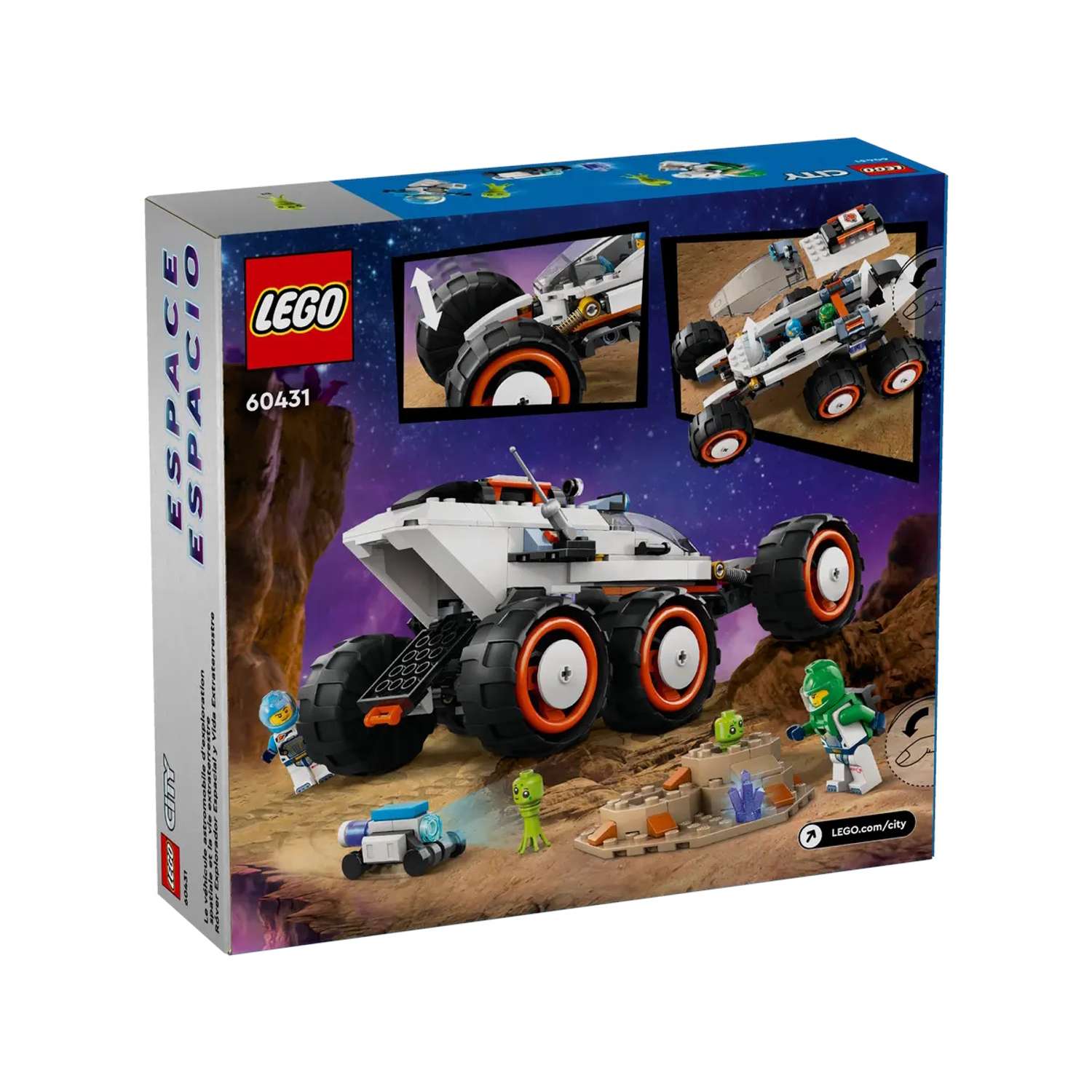 Конструктор LEGO City Ровер Space Explorer 311 дет. - фото 6