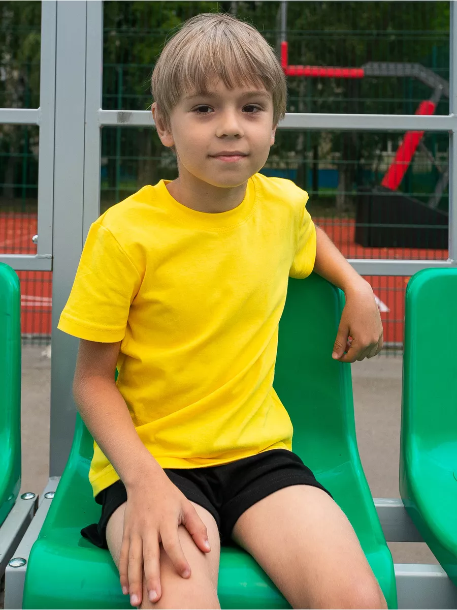 Футболка MY BUY MB1293ЖЁЛТ - фото 7