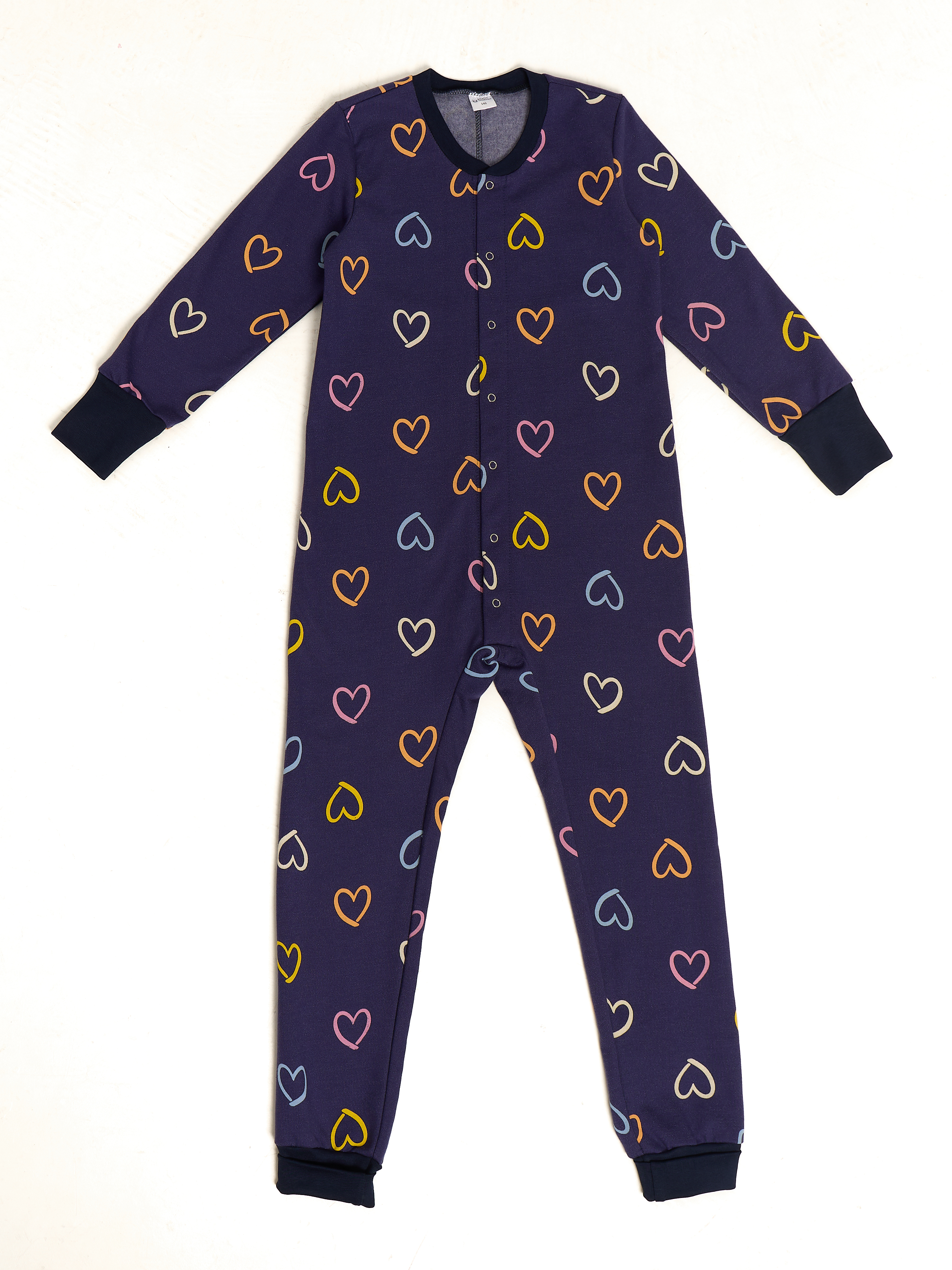 Пижама Весёлый человечек Д00201П/Сердца - фото 11