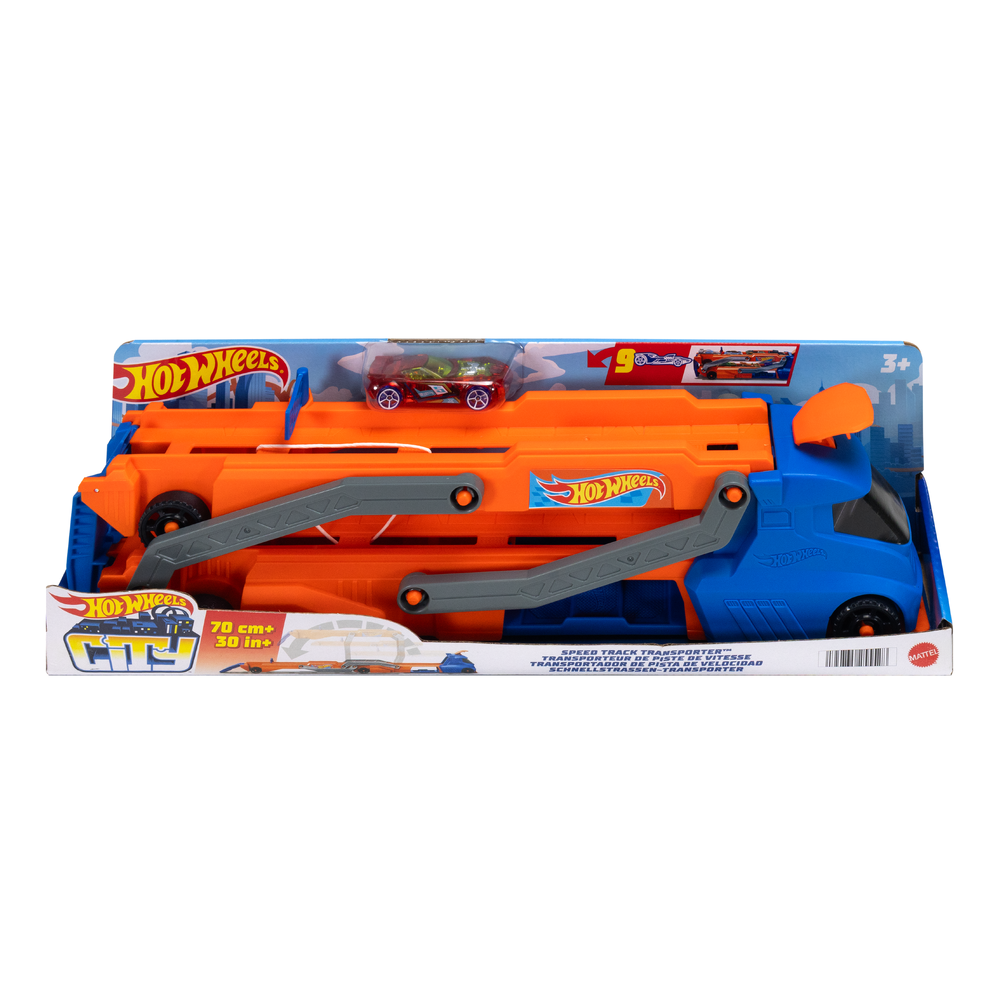 Игровой набор Hot Wheels Speed Track Transporter HYT83 HYT83 - фото 3