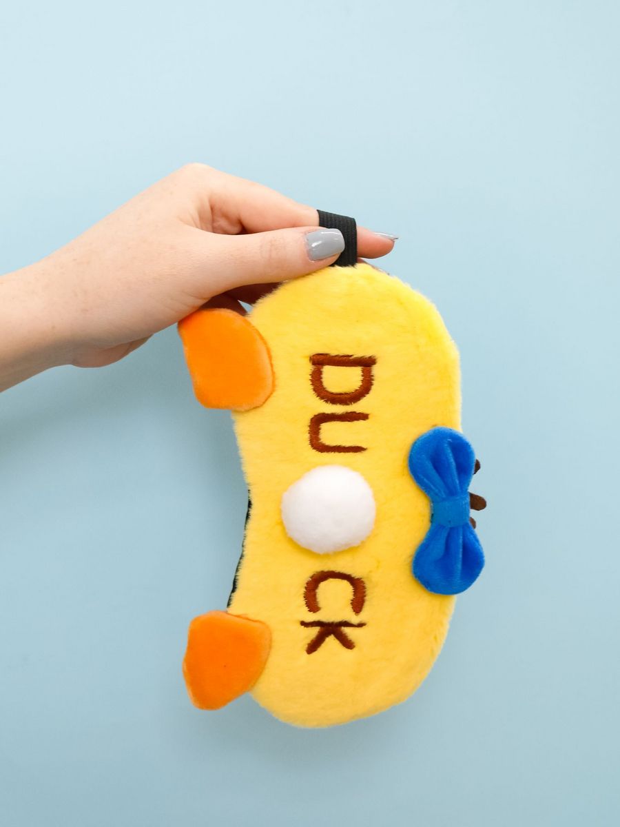 Маска для сна iLikeGift Duck tail желтый Гелевый вкладыш - фото 4