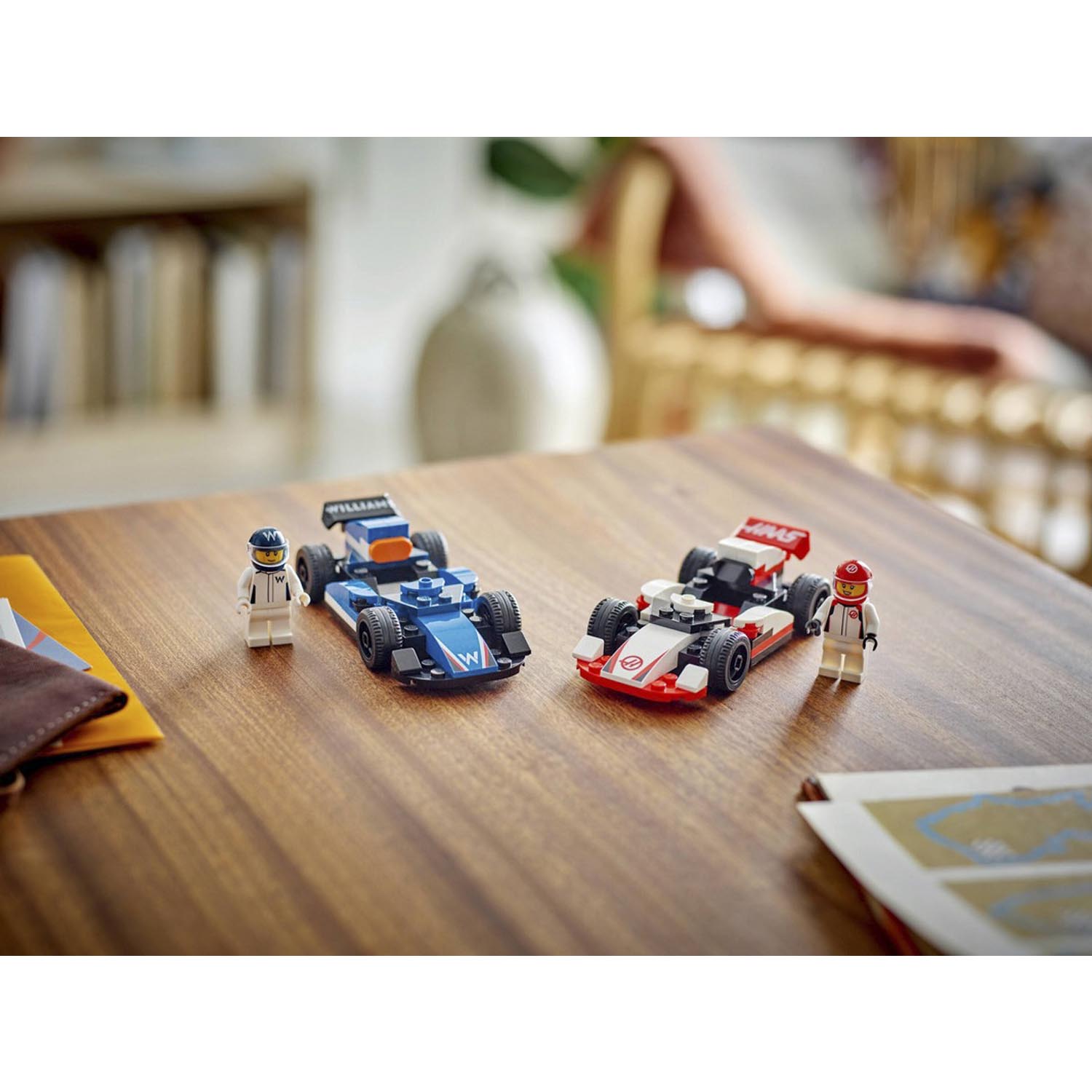 Конструктор LEGO City Машины Williams Racing и Haas 92 дет. - фото 6