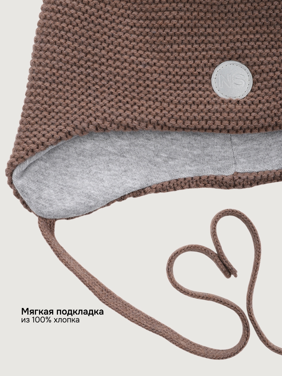 Шапка NIKASTYLE 11з15525 кофе - фото 7