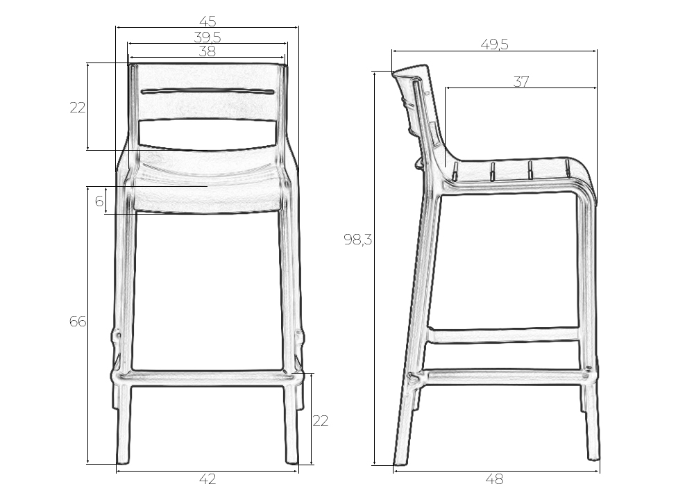 Стул DOBRIN NESSA - фото 10