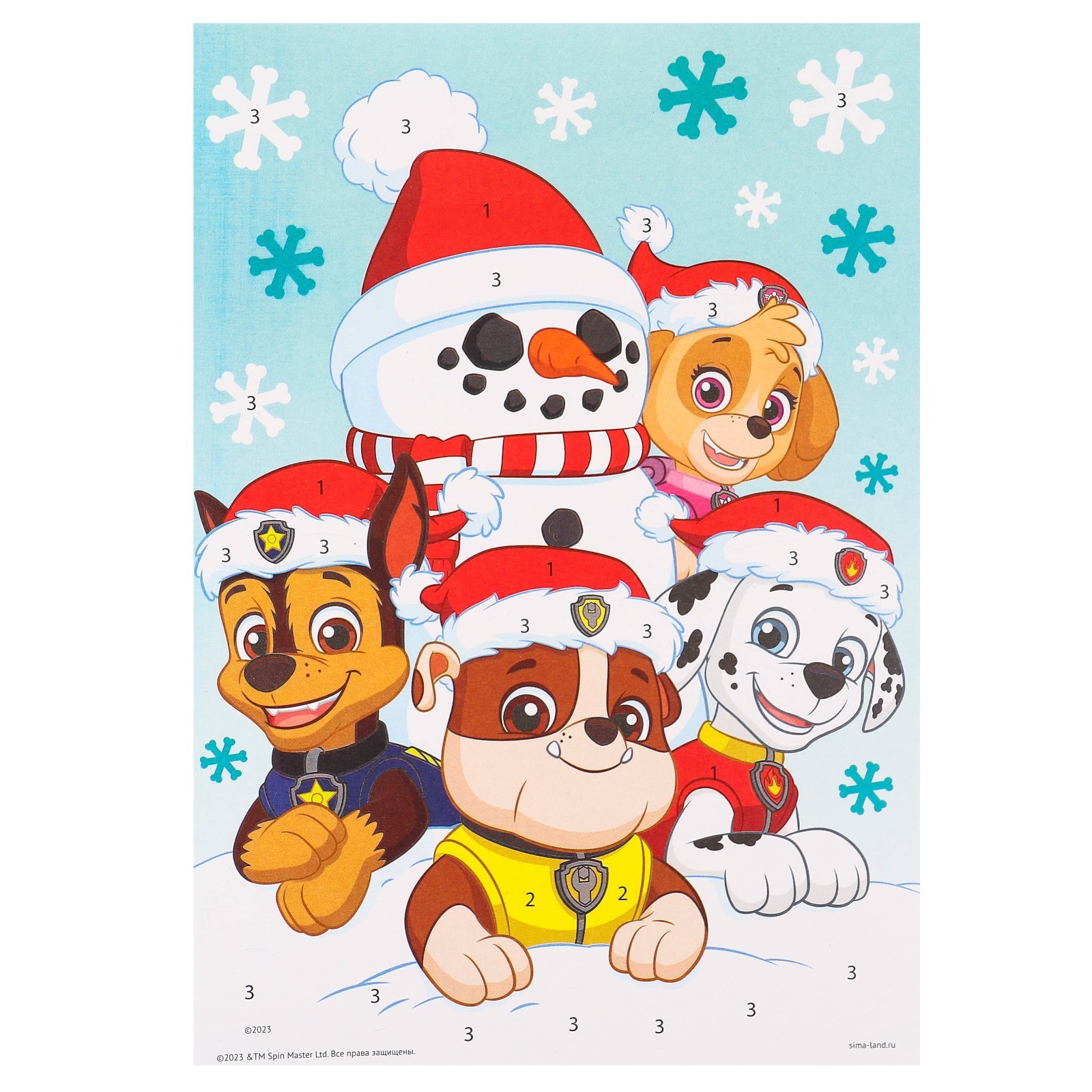 Набор для творчества Paw Patrol аппликация - фото 2