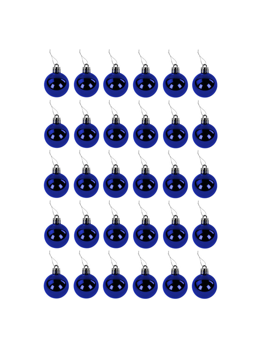 Елочные игрушки шары Золотая сказка шарики на новогоднюю елку набор 30 штук - фото 3