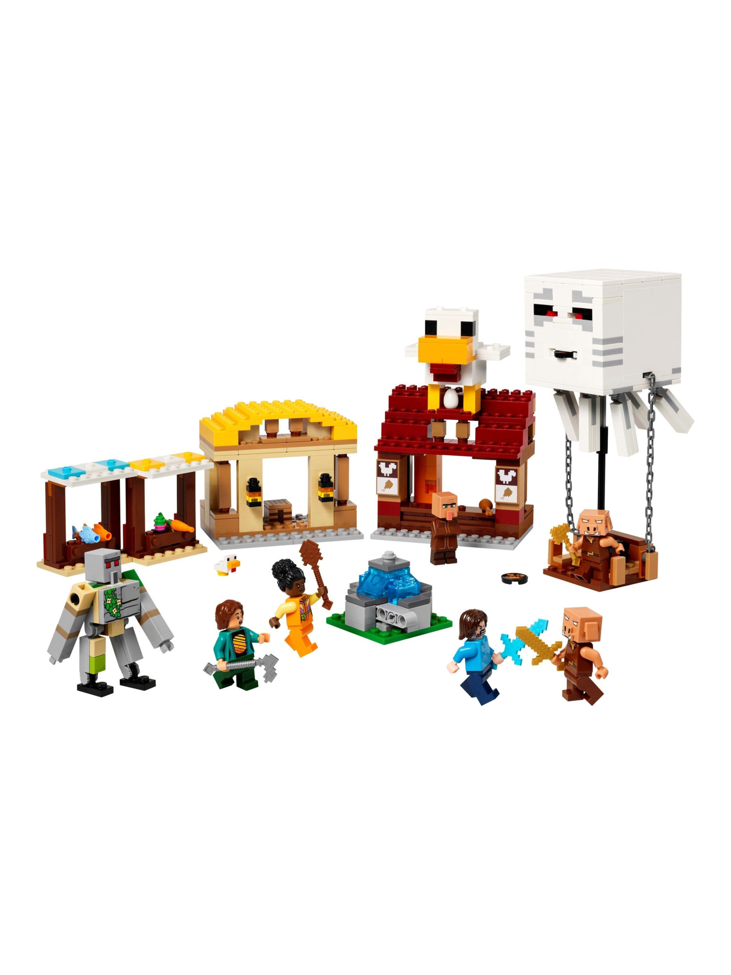 Конструктор LEGO Minecraft Нападение на деревню 555 дет. - фото 4