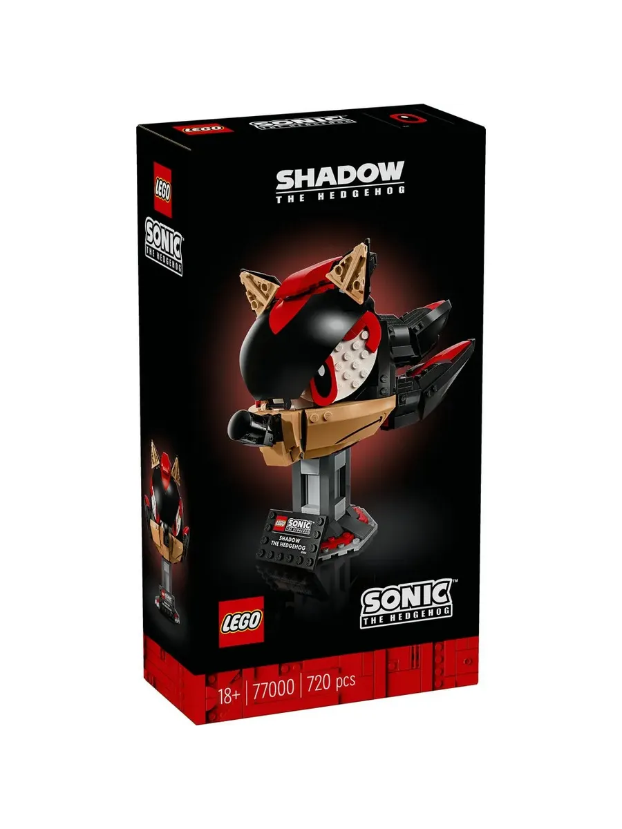Конструктор LEGO Sonic the Hedgehog голова Соника Тень 720 дет. - фото 1