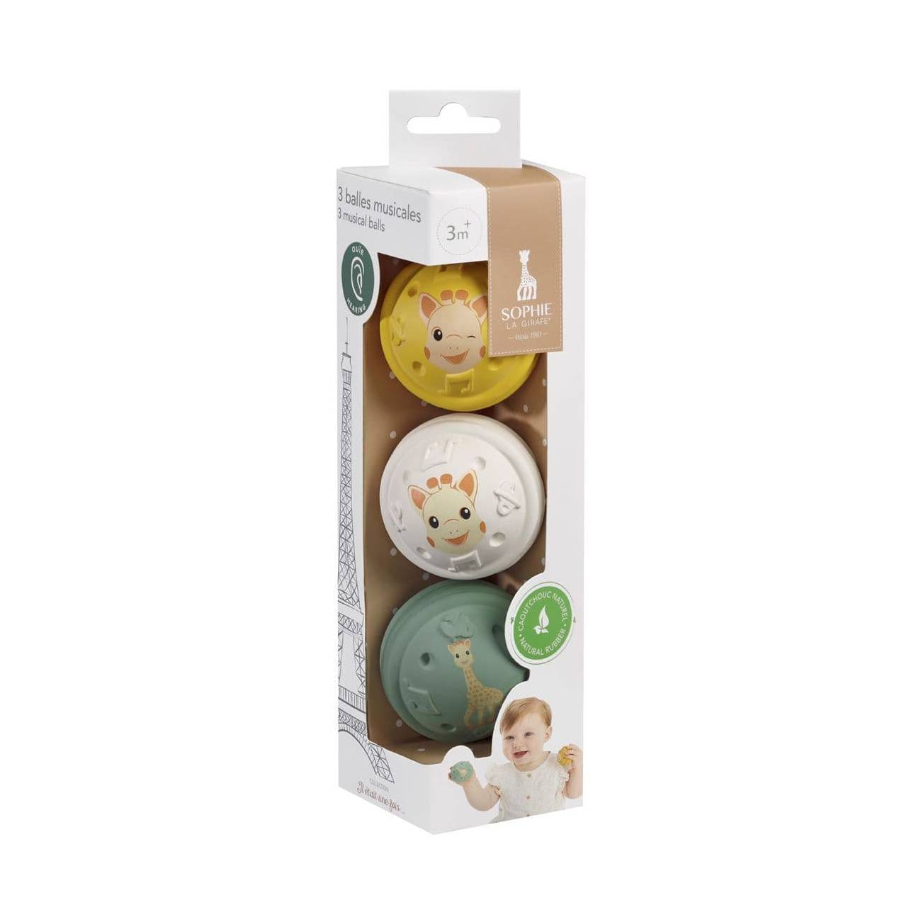 Игрушка Sophie la girafe книжка Музыкальные шарики - фото 7