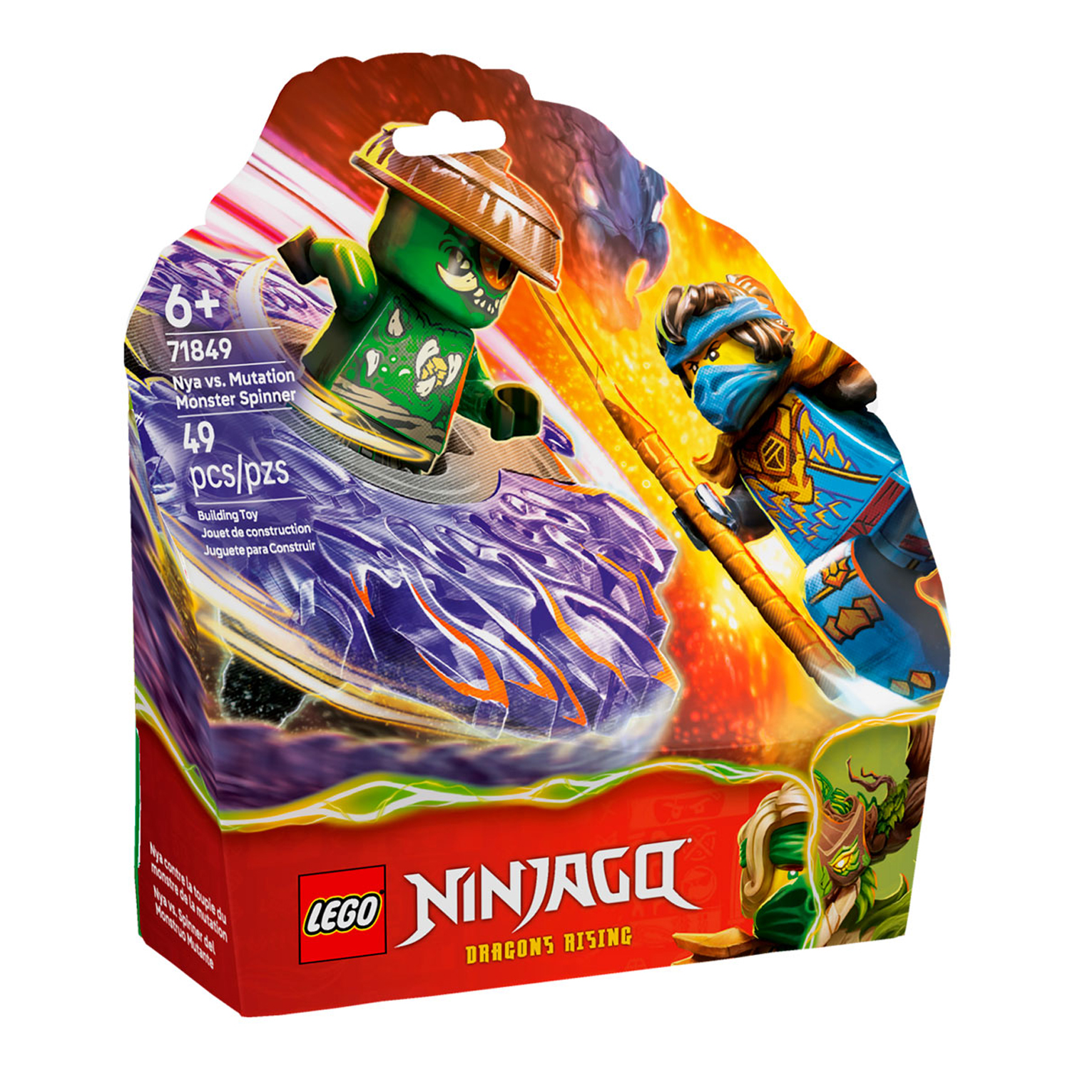 Конструктор LEGO NINJAGO Ния против монстра 49 дет. - фото 2