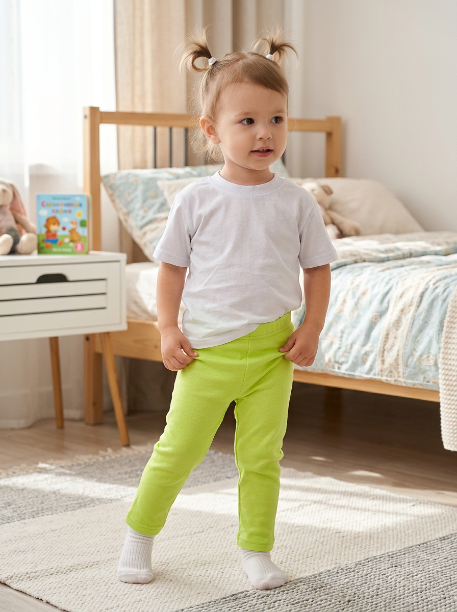 Изображение товара Детские брюки Утенок 92 ясельные, трикотажные, всесезонные для мальчиков и девочек