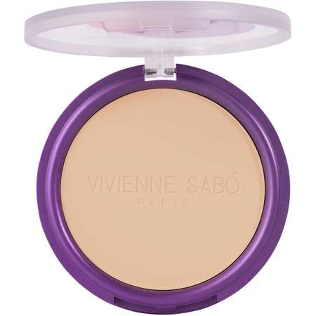Пудра Vivienne Sabo Teinte Absolute matte подходит для проблемной кожи тон 04 серо-бежевый 6 г