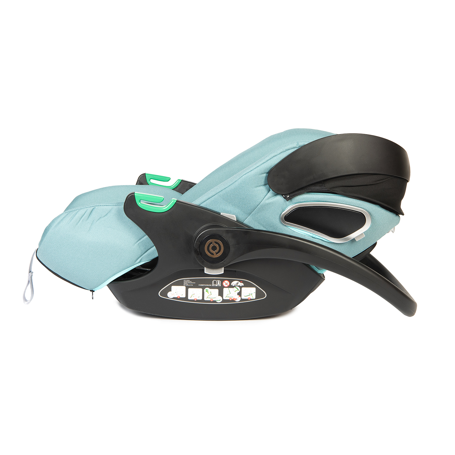 Автокресло Olsson B-Safe Mint 0+/1 (0-18 кг) зеленый - фото 14