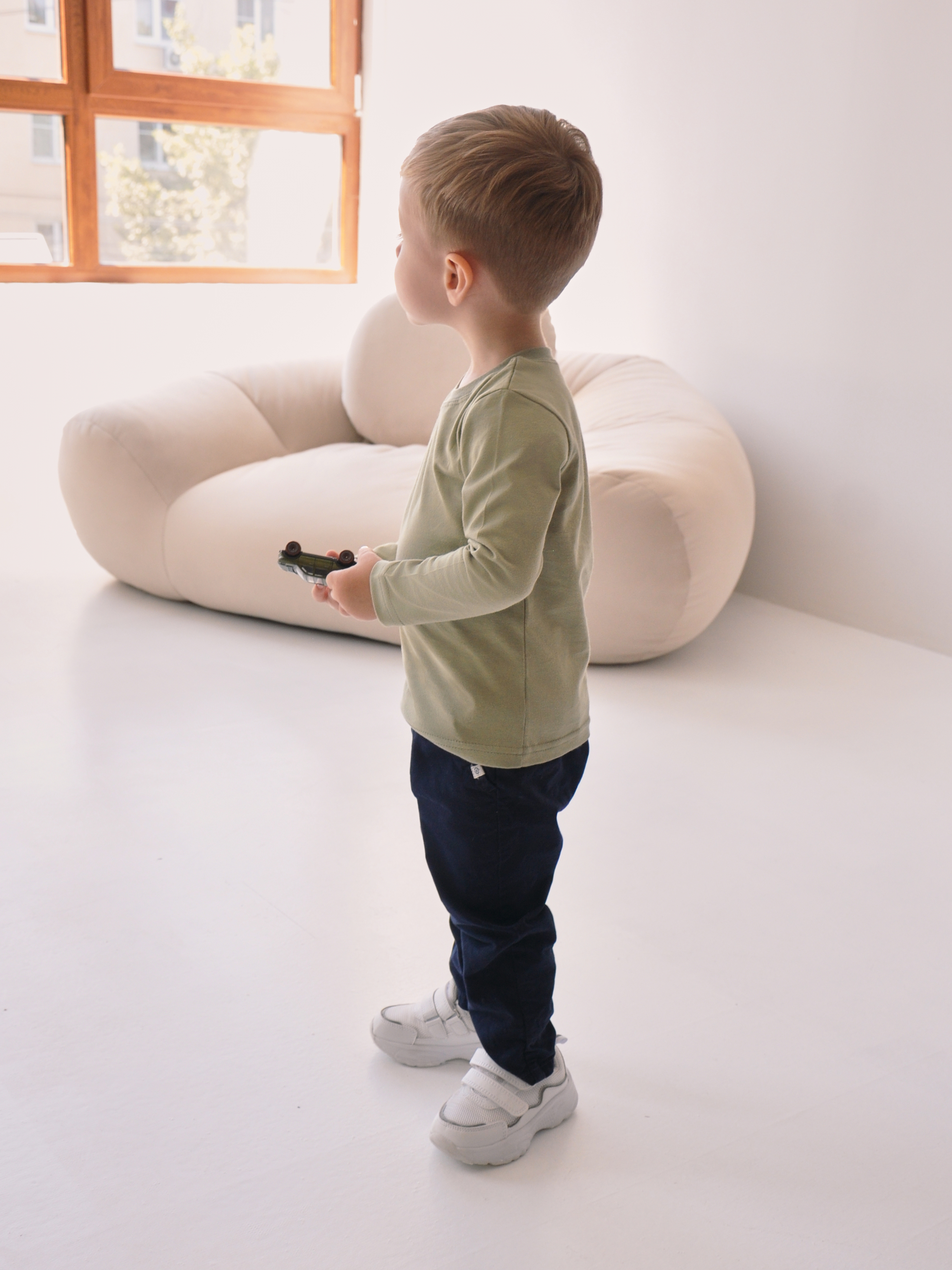 Лонгслив Mami-kids В-001хаки - фото 3