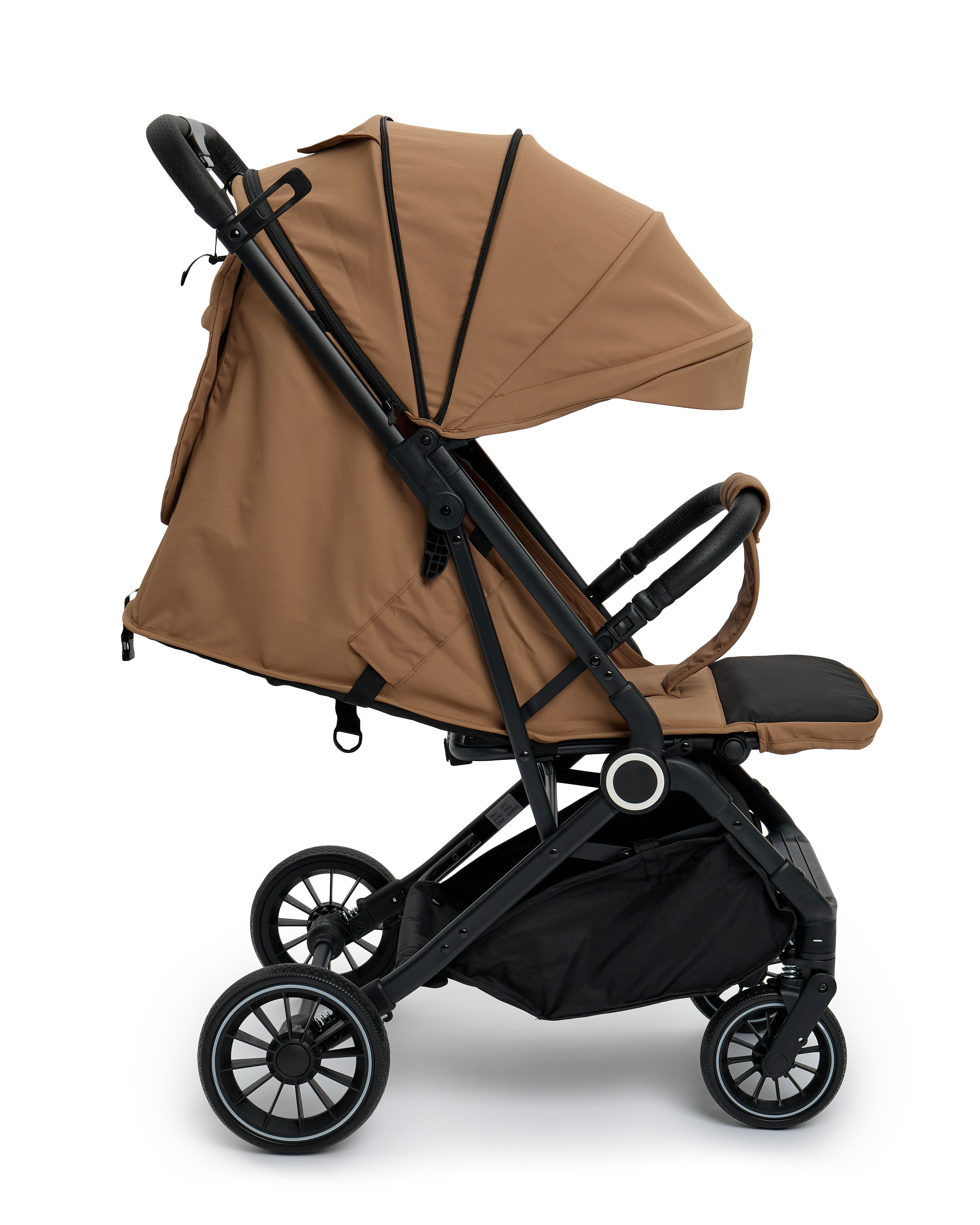 Коляска прогулочная BabyGo Roady Plus коричневый - фото 9