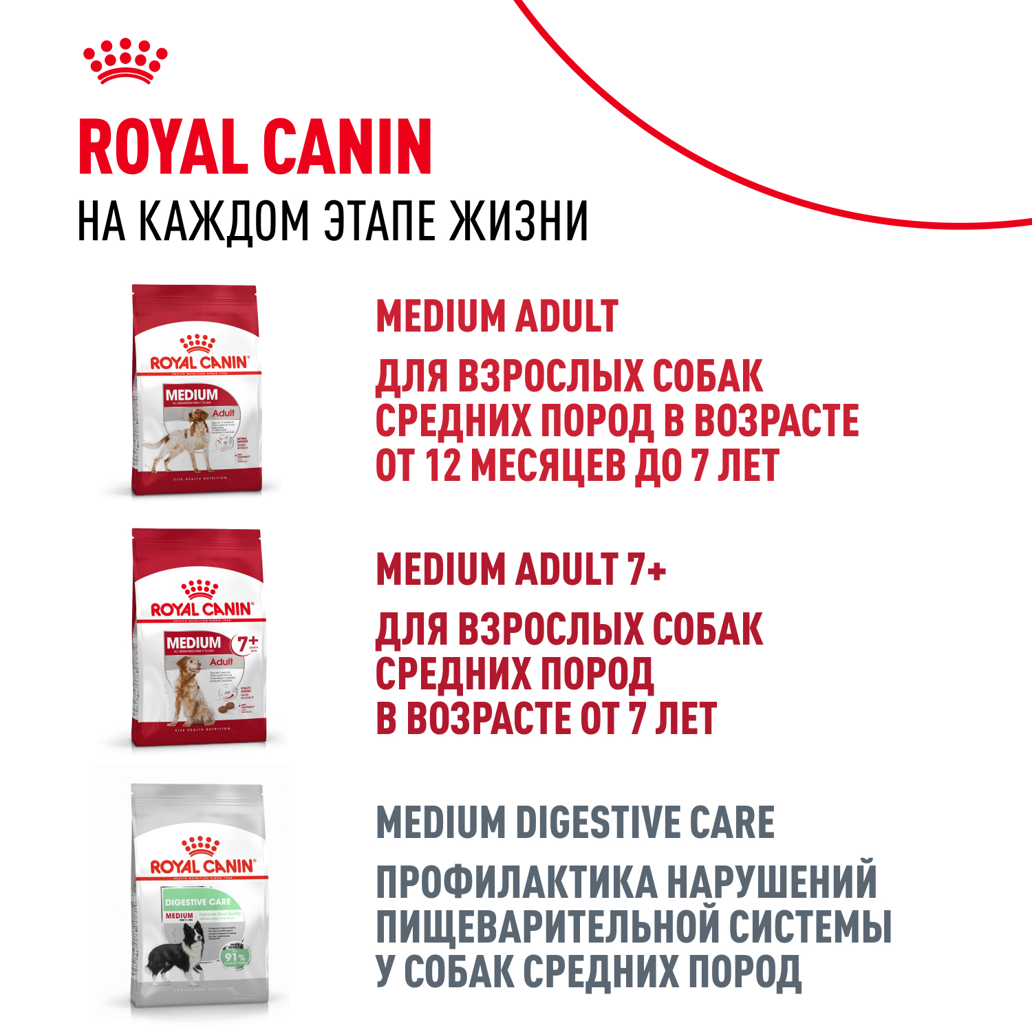 Корм для щенков влажный ROYAL CANIN Medium Puppy средних пород в возрасте до 12 месяцев соус 100 г - фото 10